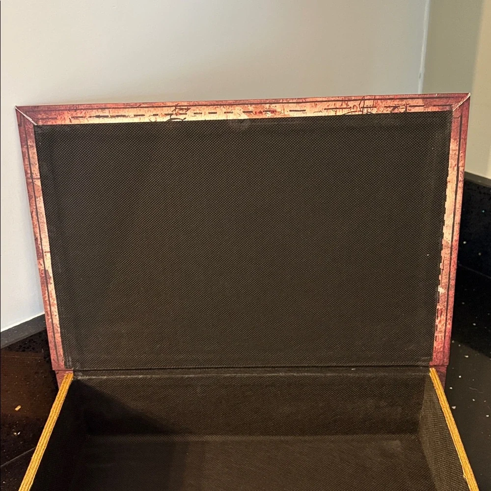 Vintage Inspired Faux Book Storage Riser Paris World Map Shabby Chic Cottagecore - Picture 8 of 13